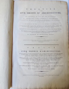 Photo of A Treatise On The Five Orders Of Architecture, In Which The Principles Of That Art Are Illustrated By Elegant And Correct Examples, ... Containing Twenty-Two Plates Engraved In Acquatinta, producing the Spirit and Effect of finished Drawings in Indian Ink; With complete Explanations in English and French, accompanied with Observations made on several of the Antiquities of Rome, and various Parts of Italy, at Pola in Istria, and the southern Provinces of France, in the Years 1760, 1761, 1762, and 1763. by RICHARDSON, George.