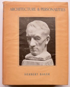 Photo of Architecture & Personalities. by BAKER, Herbert.