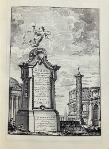 Photo of (Opera Del Caval. Francesco Boromino l... . with Opus architectonicum Equitis Francisci Boromini... . Rome, Giannini, 1720, 1725.) by BORROMINI, Francesco.