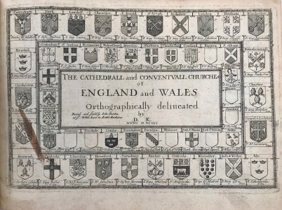 Photo of The Cathedrall and Conventvall Churches of England and Wales Orthographically delineated by D. K. MDCLVI. by NICHOLAS HAWKSMOOR
